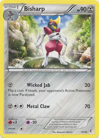 Bisharp (#16 Non-Holo)  XY Trainer Kit Bisharp & Wigglytuff - Common
