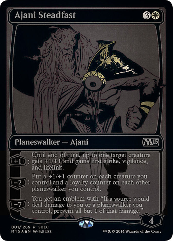 black planeswalker card