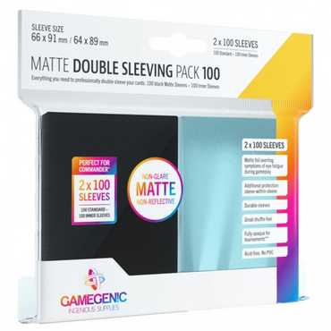 DP MATTE DOUBLE SLEEVING PACK (100)