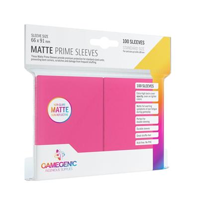 DP MATTE PRIME SLEEVES PINK (100)