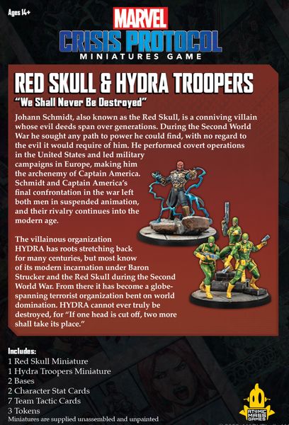 Red Skull & Hydra Troopers - Marvel Crisis Protocol