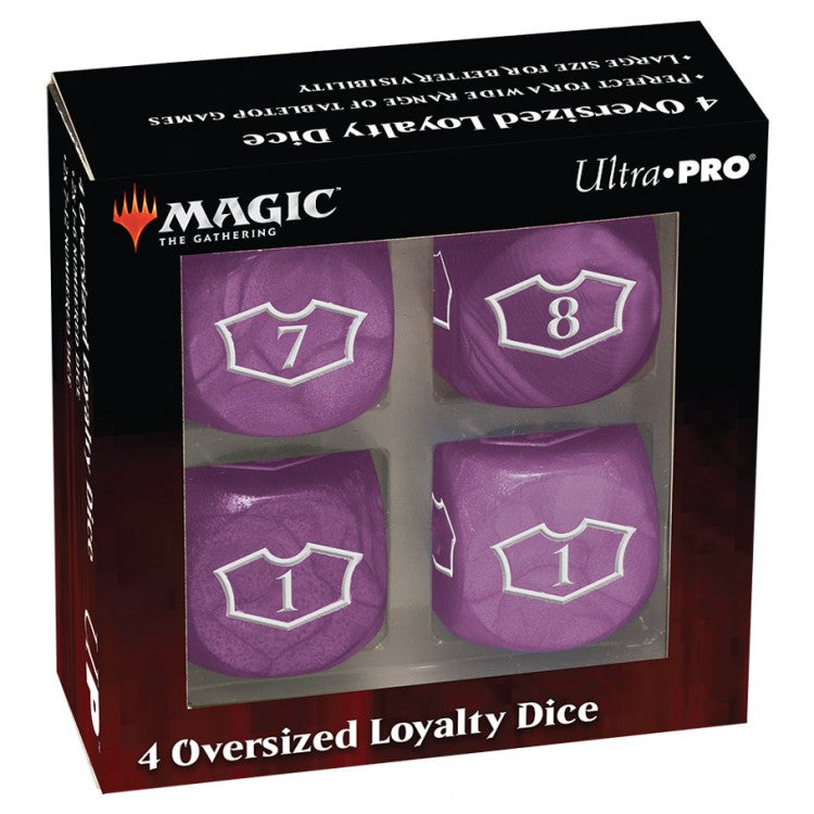 OVERSIZED LOYALTY DICE (4) PURPLE