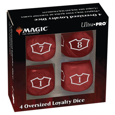 OVERSIZED LOYALTY DICE (4) RED