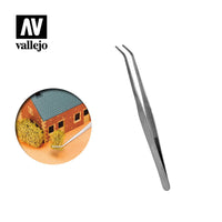 CURVED TIP TWEEZERS (175mm)