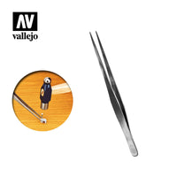 STRAIGHT TIP TWEEZERS (175mm)