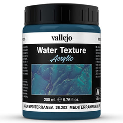 ACRYLIC WATER TEXTURE - MEDITERRANEAN BLUE (200ml)