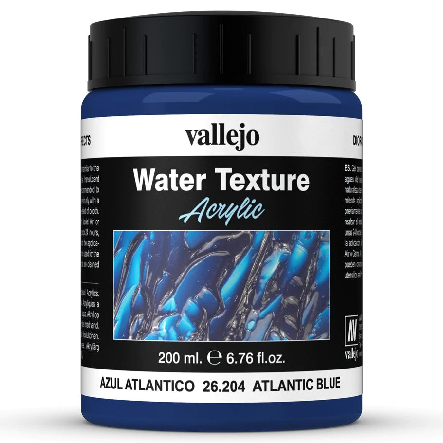 ACRYLIC WATER TEXTURE - ATLANTIC BLUE (200ml)