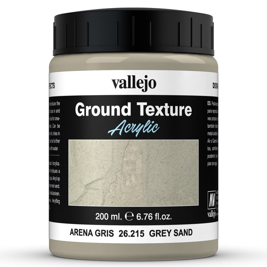 ACRYLIC GROUND TEXTURE - GREY SAND (200ml)