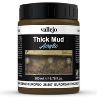 ACRYLIC THICK MUD - EUROPEAN MUD (200ml)