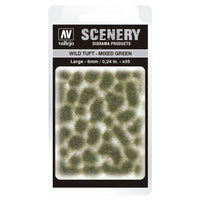 SCENERY: WILD TUFT - MIXED GREEN (LARGE)