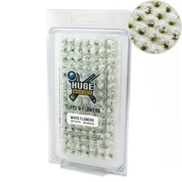 WHITE FLOWERS TUFTS